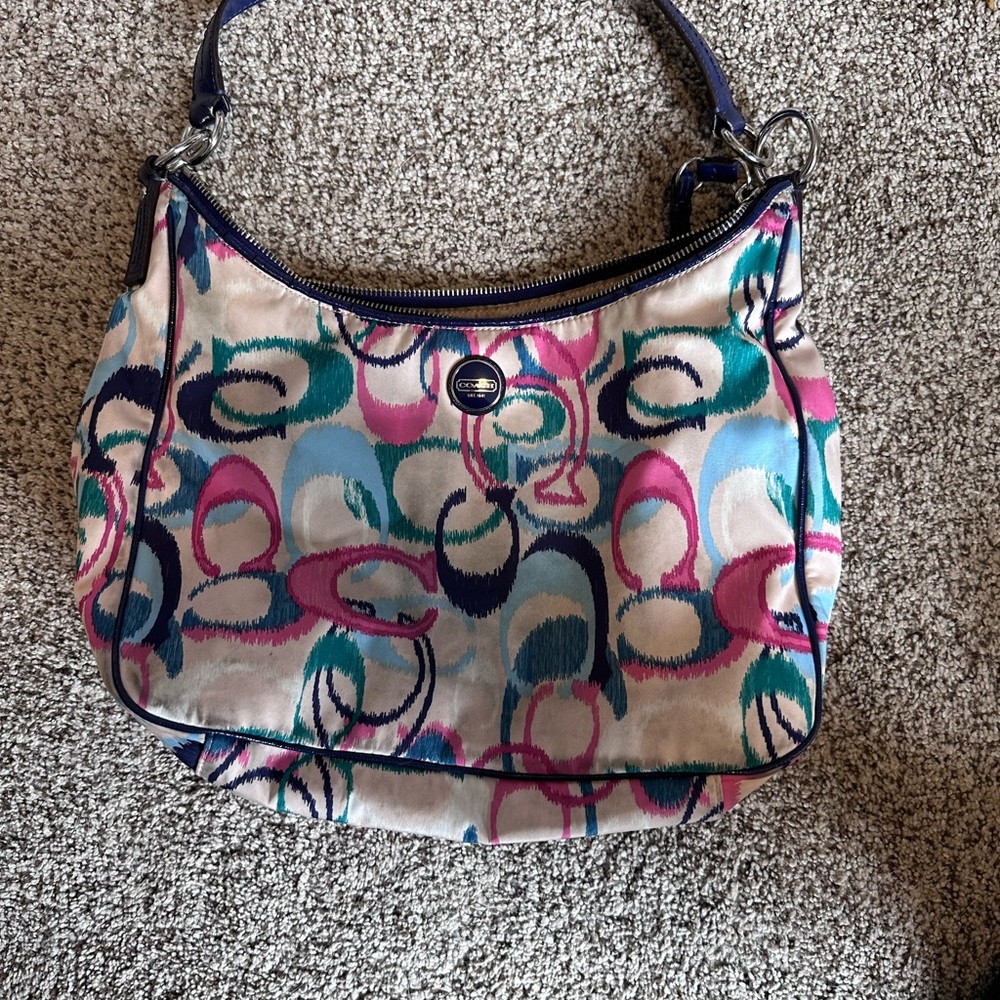 Coach short shoulder bag. Multi colors